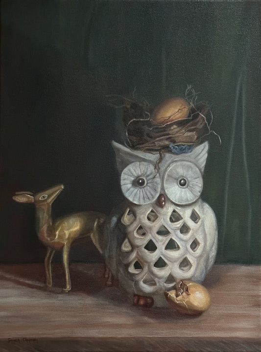 I’d Like to Buy an Owl |18x24| Oil