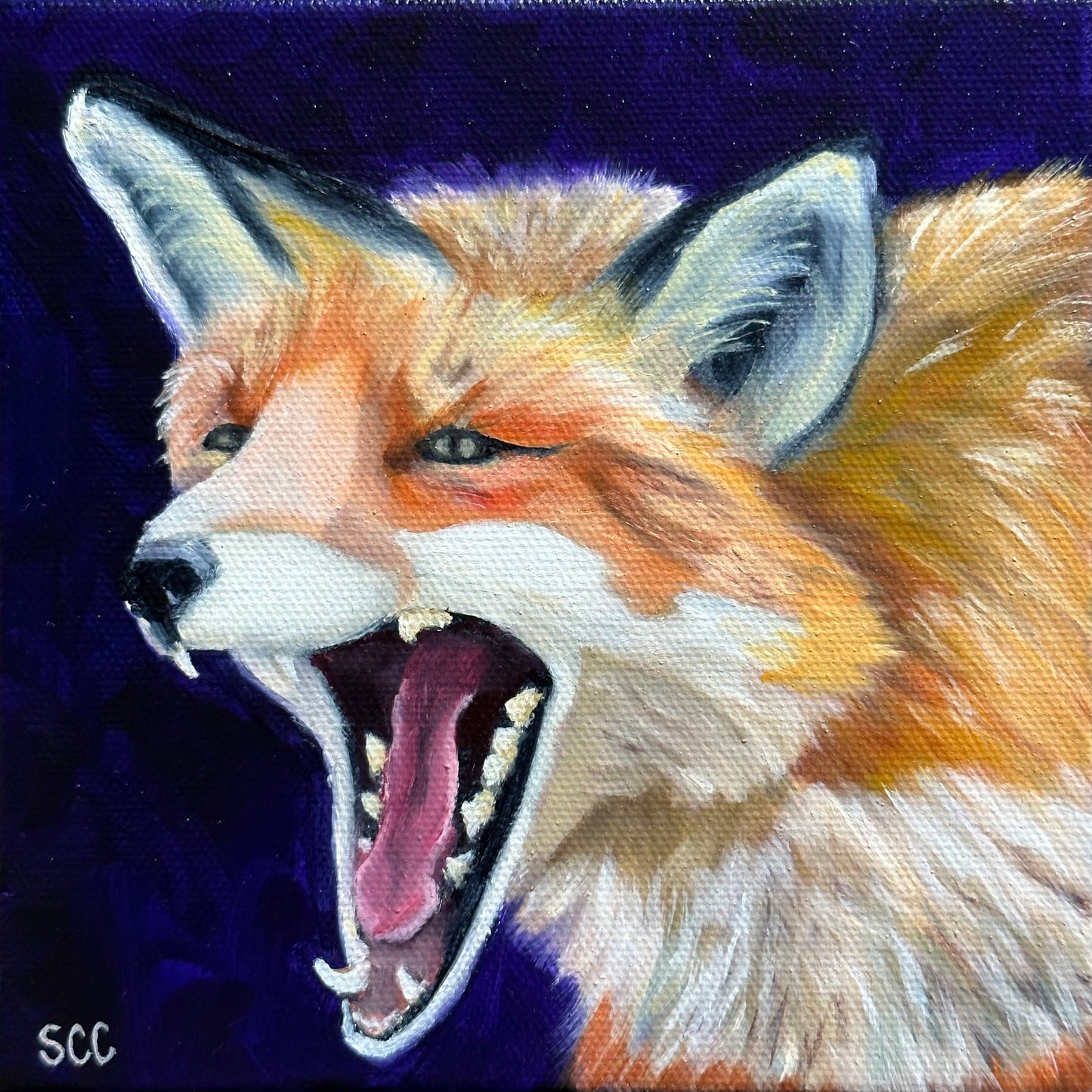 Fox Off! |6x6| Oil